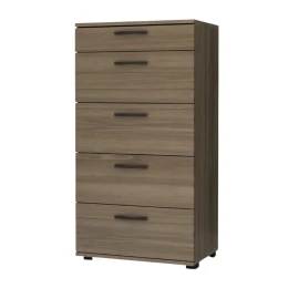 Συρταριέρα Helia χρώμα καρυδί 60x44x108εκ.