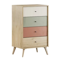 Συρταριέρα Terra χρώμα florida oak 60x44x100εκ.