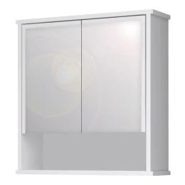Καθρέπτης μπάνιου Delo Μegapap χρώμα λευκό 62x17,5x60εκ.