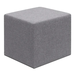 Σκαμπώ Linda υφασμάτινο χρώμα γκρι 40x40x40εκ.