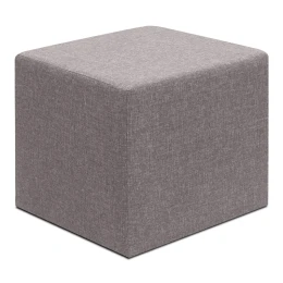 Σκαμπώ Linda υφασμάτινο χρώμα καφέ 40x40x40εκ.
