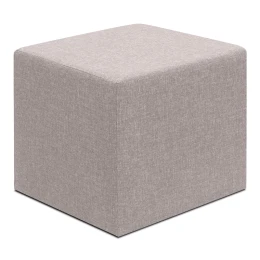 Σκαμπώ Linda υφασμάτινο χρώμα μπεζ 40x40x40εκ.