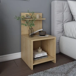 Κομοδίνο Ulman χρώμα sapphire oak 35x37x72εκ.