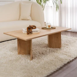 Τραπεζάκι σαλονιού Sabin χρώμα sapphire oak 119x60x40εκ.