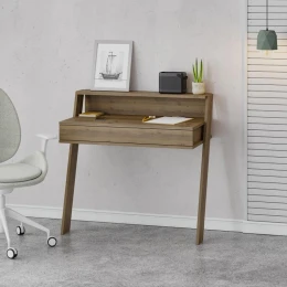 Γραφείο εργασίας Cowork χρώμα ανοιχτό καρυδί 94x50x91εκ.