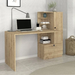 Γραφείο εργασίας Merino χρώμα sapphire oak 149,5x61,8x120εκ.