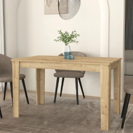 Τραπέζι Darlen χρώμα sapphire oak 125x72x74εκ.
