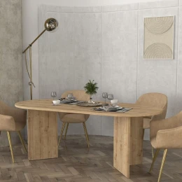 Τραπέζι Cortado χρώμα sapphire oak 200x90x74εκ.