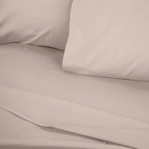 Σεντόνι Tonne Cotton Box Μονό (180x240) χρώμα μπεζ