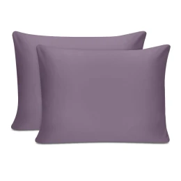 Μαξιλαροθήκες ύπνου Tonne Cotton Box Σετ 2 τμχ χρώμα dusty rose 50x80εκ.