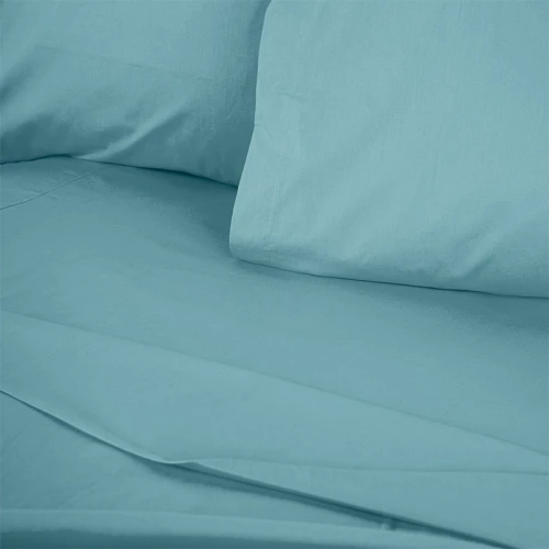 Σεντόνι Tonne Cotton Box Διπλό (240x260) χρώμα μέντα