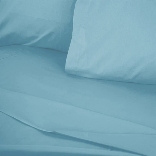Σεντόνι Tonne Cotton Box Διπλό (240x260) χρώμα πετρόλ μπλε