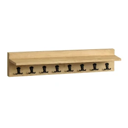 Κρεμάστρα τοίχου Vettini χρώμα sapphire oak 100x12x20εκ.