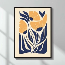 Πίνακας "Poppies" ψηφιακής εκτύπωσης 50x70εκ.