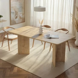 Τραπέζι Linza χρώμα honey oak 180x90x75εκ.