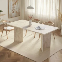 Τραπέζι Linza χρώμα travertine 180x90x75εκ.