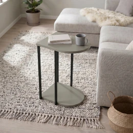 Τραπεζάκι βοηθητικό Roya χρώμα ash green 41,5x32x56εκ.