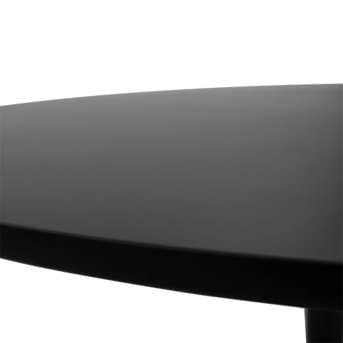 Tραπέζι Balou Mdf Σε Μαύρη Απόχρωση Φ80X73Εκ