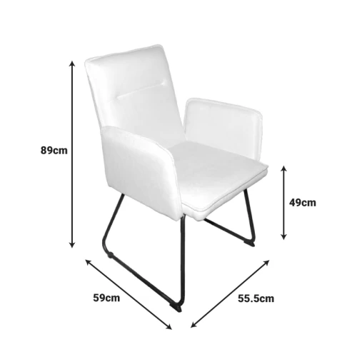 Πολυθρόνα Essential Ύφασμα Σάπιο Μήλο-Πόδι Μαύρο Μεταλλικό 55.5X59X89Εκ
