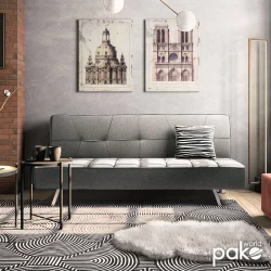 Καναπές-Κρεβάτι Travis 3Θέσιος Ύφασμα Γκρι 175X83X74Εκ
