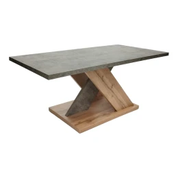 Τραπέζι Σαλονιού Solange Σε Γκρι-Sonoma Απόχρωση 110X55X47.5Εκ