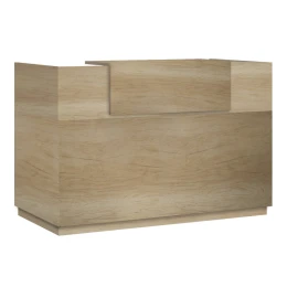 Γραφείο Reception Lotus Σε Χρώμα Φυσικό 200X70X110Εκ