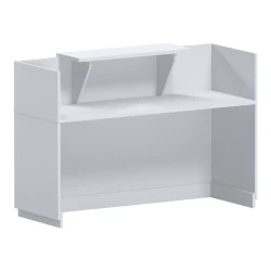 Γραφείο Reception Lotus Σε Λευκή Απόχρωση 180X70X110Εκ