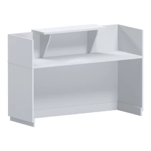 Γραφείο Reception Lotus Σε Λευκή Απόχρωση 180X70X110Εκ