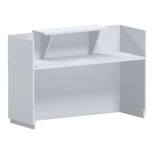 Γραφείο Reception Lotus Σε Λευκή Απόχρωση 180X70X110Εκ