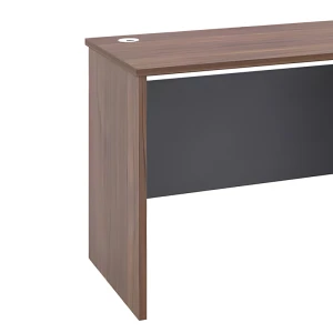 Γραφείο Εργασίας Cassius Ανθρακί-Καρυδί 120X60X75Εκ