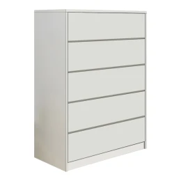 Συρταριέρα Kuanger Mdf Σε Λευκή Απόχρωση 80X40X109Εκ