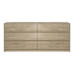 Συρταριέρα Kuanger Mdf Σε Φυσική Απόχρωση 120X40X70Εκ
