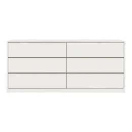 Συρταριέρα Kuanger Mdf Σε Λευκή Απόχρωση 120X40X70Εκ