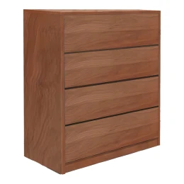 Συρταριέρα Kuanger Mdf Σε Καρυδί Απόχρωση 80X40X89Εκ