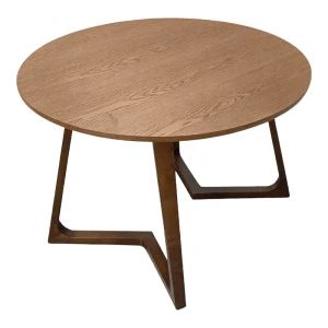 Τραπέζι Sedria Mdf Καρυδί Φ120X75Εκ