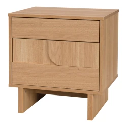 Κομοδίνο Jenfia Mdf Σε Φυσική Απόχρωση 48X39X50,5Εκ
