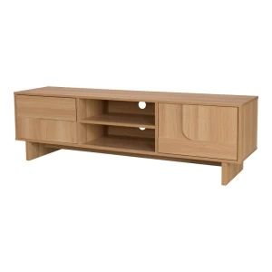 Έπιπλο Τηλεόρασης Jenfia Mdf Σε Φυσική Απόχρωση 150X39X45,5Εκ