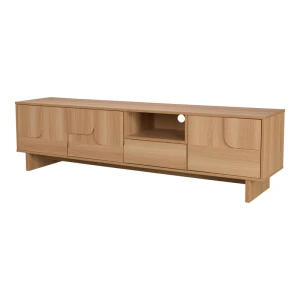 Έπιπλο Τηλεόρασης Jenfia Mdf Σε Φυσική Απόχρωση 180X39X45,5Εκ