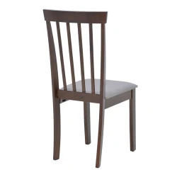 Καρέκλα Houston Rubberwood Σε Καρυδί Απόχρωση 40X49X94Εκ