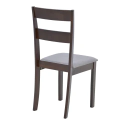 Καρέκλα Dallan Rubberwood Σε Καρυδί Απόχρωση 40X47.5X89Εκ