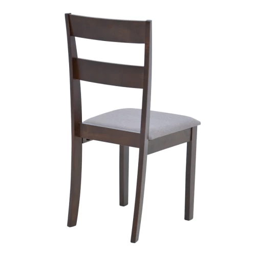 Καρέκλα Dallan Rubberwood Σε Καρυδί Απόχρωση 40X47.5X89Εκ