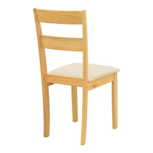 Καρέκλα Dallan Rubberwood Σε Φυσική Απόχρωση 40X47.5X89Εκ