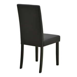 Καρέκλα Zeben Μαύρο Pu Με Πόδι Μαύρο Rubberwood 43,5X55,5X93,5Εκ