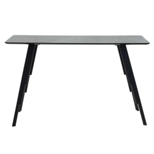 Κονσόλα Lifo Mdf Ανθρακί Cement-Μαύρο 120X40X75Εκ