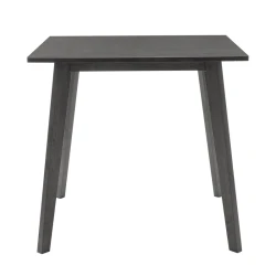Τραπέζι Benson Mdf Σε Rustic Grey Απόχρωση 80X80X75Εκ