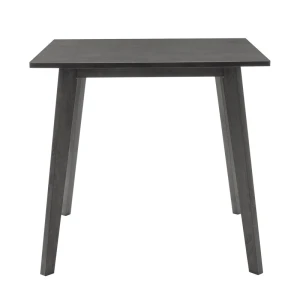 Τραπέζι Benson Mdf Σε Rustic Grey Απόχρωση 80X80X75Εκ