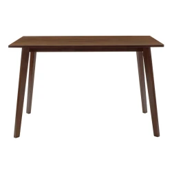 Τραπέζι Benson Mdf Σε Καρυδί Απόχρωση 120X75X75Εκ