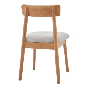 Καρέκλα Tullo Rubberwood Σε Φυσική Απόχρωση 46X45X78Εκ