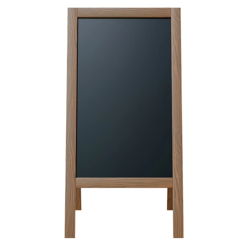 Stand Μενού Felex Καρυδί-Μαύρο 50X25X100Εκ