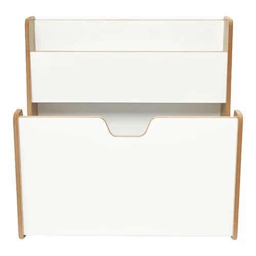 Ραφιέρα Crane Φυσικό-Λευκό Mdf 57X34X55Εκ